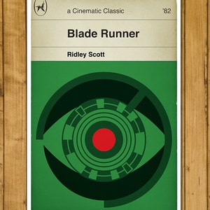 Ridley Scott - Blade Runner - Classic Book Cover Poster (Various Sizes)
