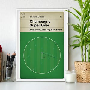 Impresión de críquet - Inglaterra vs. Nueva Zelanda - Super Over - Jofra Archer - Final de la Copa Mundial 2019