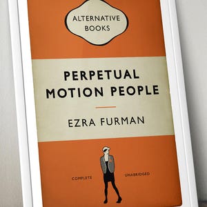 Ezra Furman Perpetual Motion People Book Cover Poster Alternative Book Cover Print Indie Rock Music Gift Various Sizes image 4