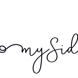 My Side, Your Side Posters Print at Home Bedroom Art Bedroom Poster Couples Home Above Bed Left and Right A3 420 x 297mm image 3