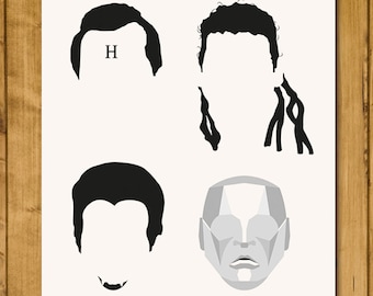 Pôster Clássico de Comédia - Red Dwarf (420 x 297 mm - A3)