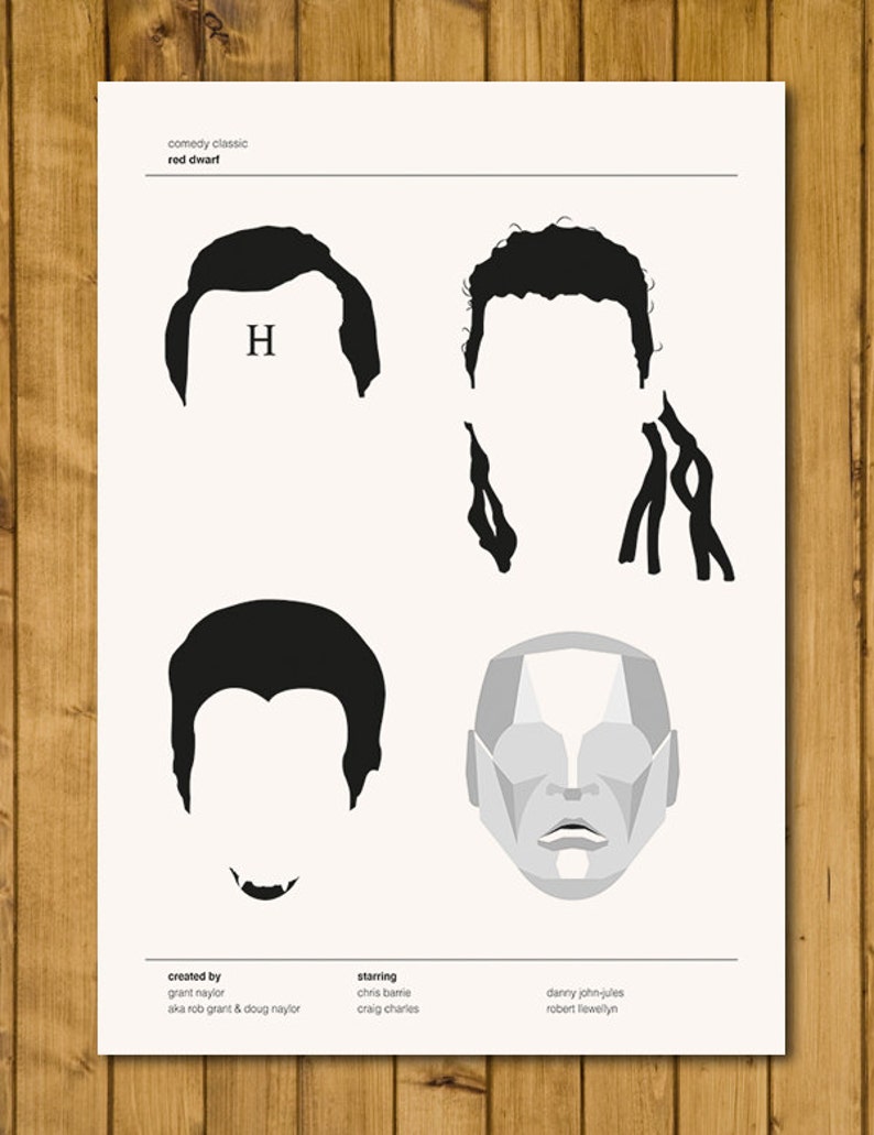 Comedy Classic Poster - Red Dwarf (420 X 297mm - A3) - Etsy UK