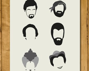 Pôster Clássico de Comédia - Blackadder II (420 x 297 mm - A3)
