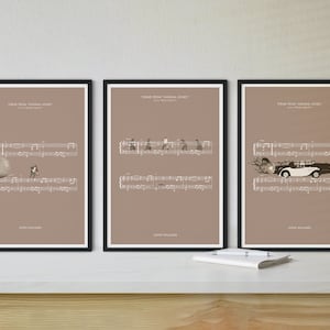 Indiana Jones - Original Trilogy - Set of 3 Posters - Theme from Indiana Jones by John Williams - Movie Classics Prints (Various Sizes)
