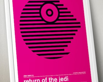 Star Wars - Return of the Jedi - Bright Alternative Swiss Style Poster - (Various Sizes)