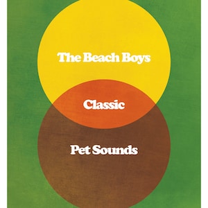May include: A Venn diagram with three overlapping circles. The top circle is yellow and says "The Beach Boys". The middle circle is orange and says "Classic". The bottom circle is brown and says "Pet Sounds".