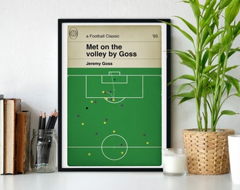 Norwich City Goal v Bayern Munich - Jeremy Goss Volley - Bayern Munich 1 Norwich City 2 - UEFA Cup 1993 - Football Print (Various Sizes)