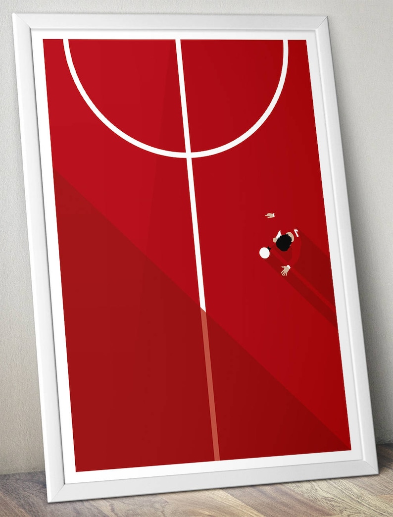 The Red Devils United Nickname Poster Best Etsy