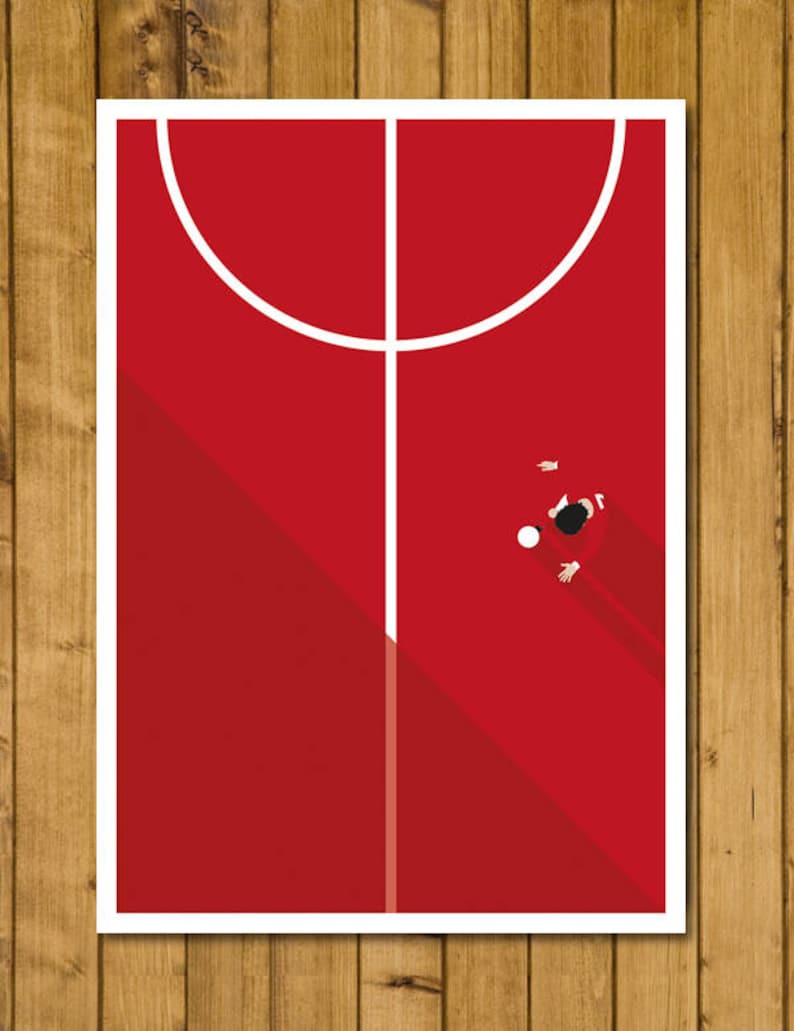 The Red Devils United Nickname Poster Best Etsy