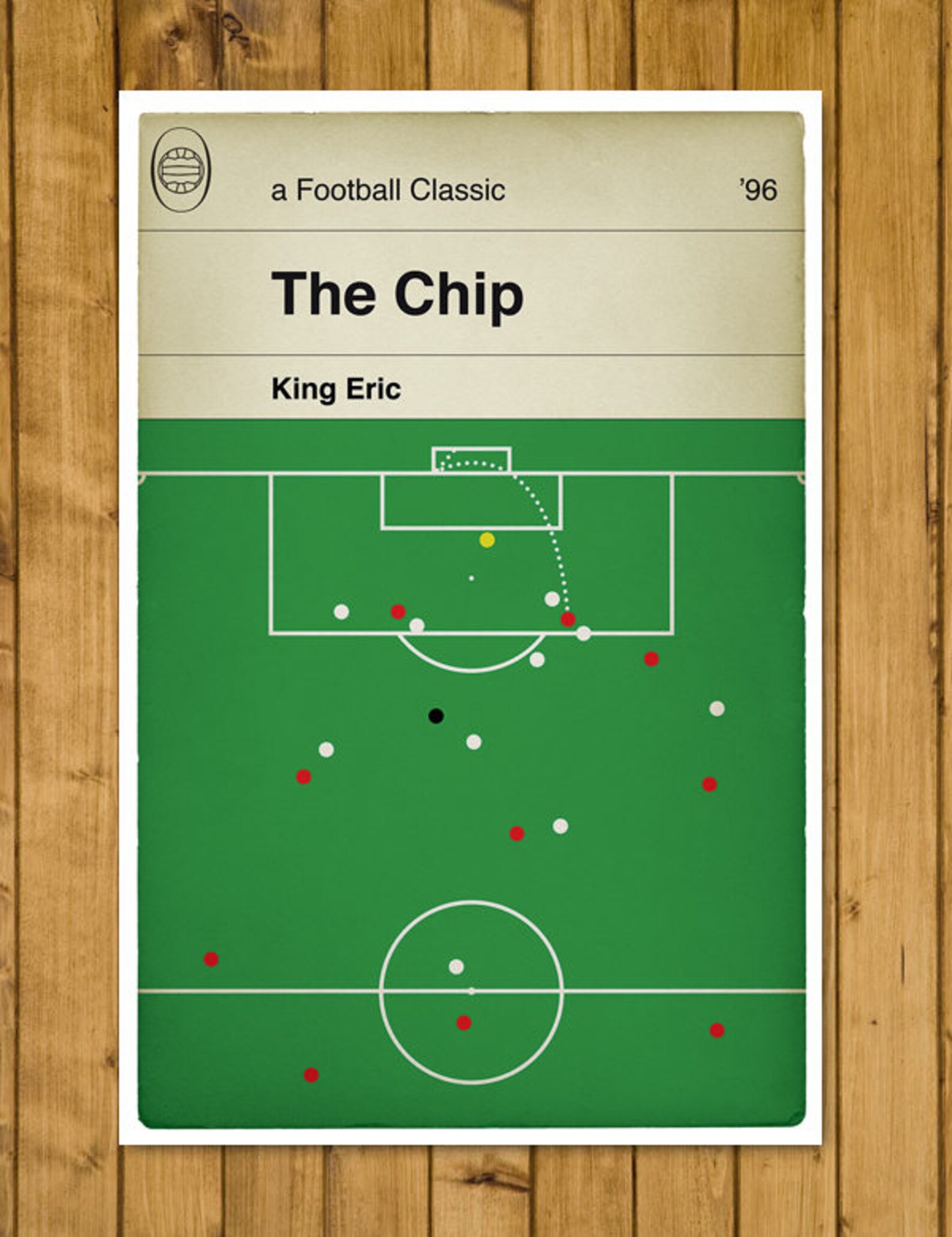 Manchester United goal v Sunderland King Eric The Chip Etsy