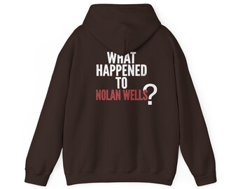 Nolan Xavier Wells Hoodie | Medium-Heavy Fleece, Handwritten Text (Adults)