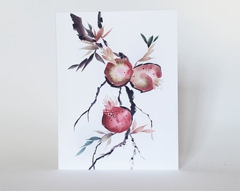 Pomegranate Art Blank Note Card Set of 8