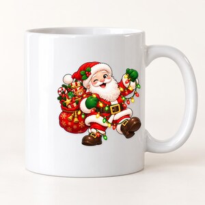 Retro Santa Claus PNG Bundle, 13 Christmas Designs (Digital Download) afbeelding 9