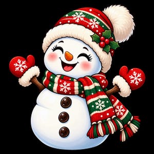 Retro Santa Claus PNG Bundle, 13 Christmas Designs (Digital Download) afbeelding 18