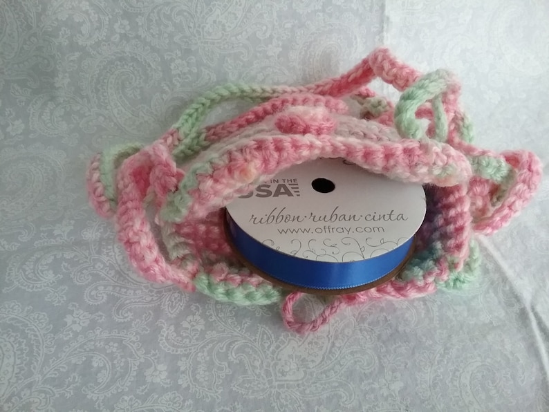 Pink and Green Heart Purse