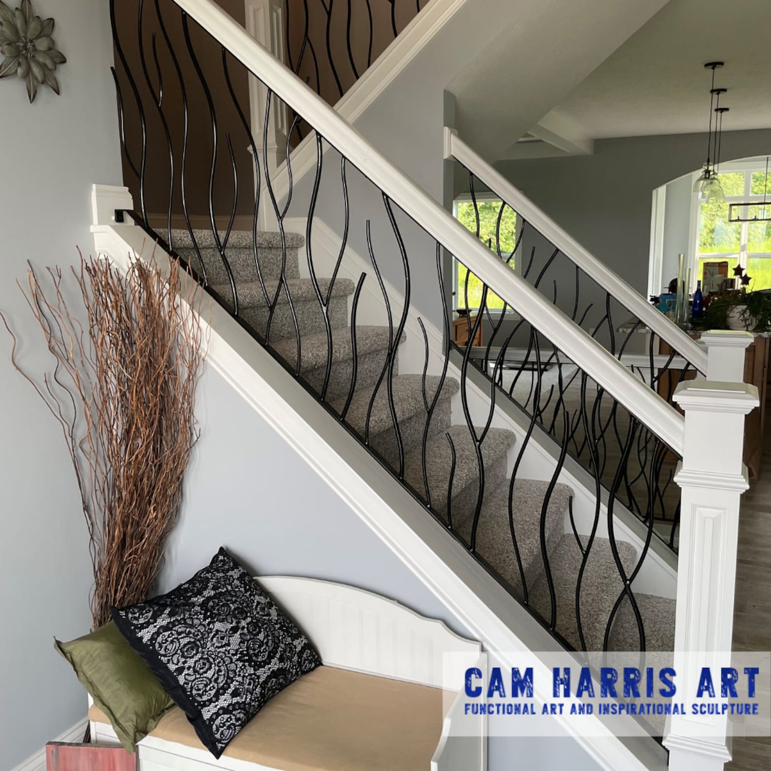 Twigs Design Wrought Iron Railing Tree Branch Railing - Etsy