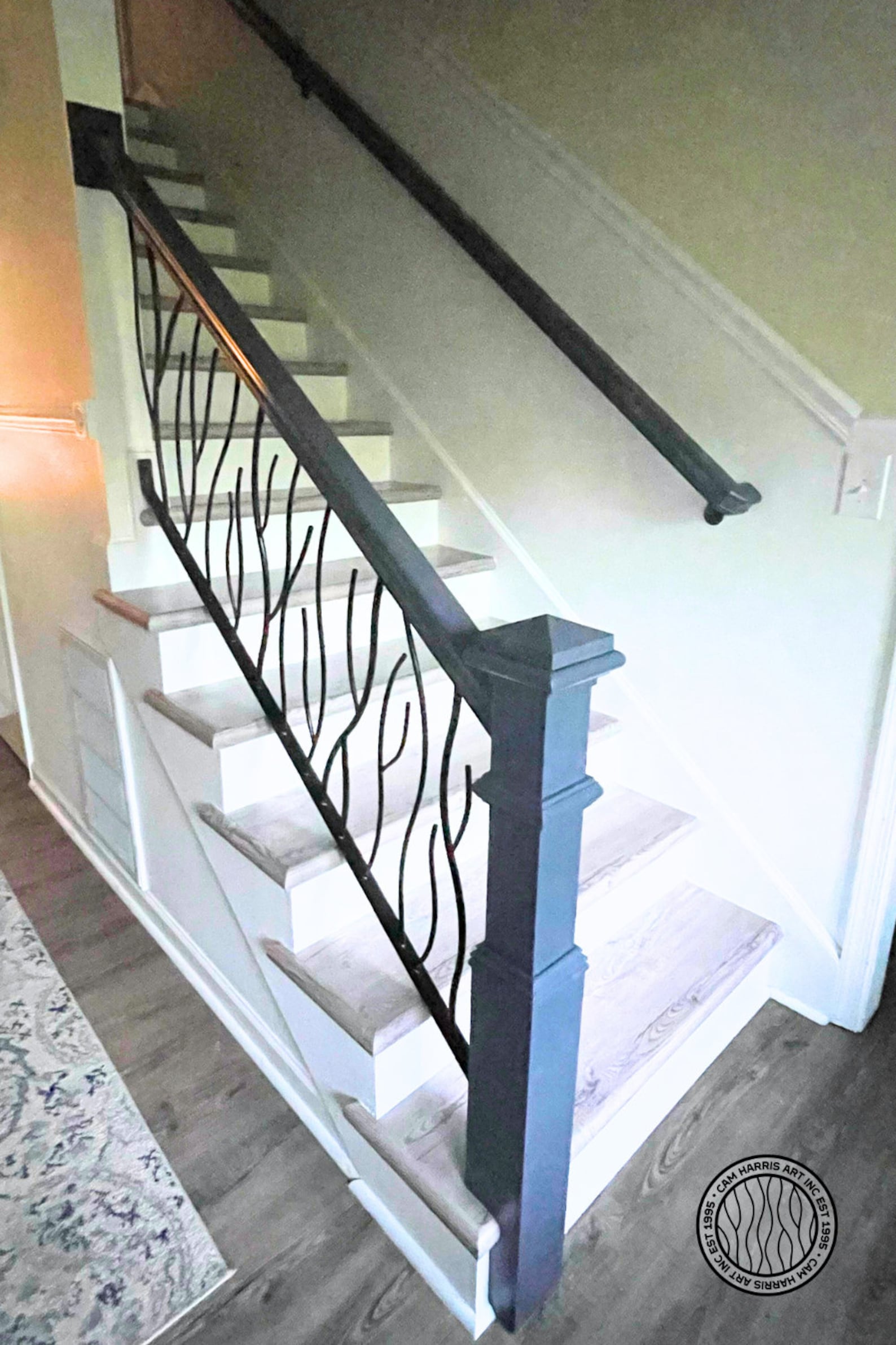 Tree Branch Railing | Twigs Design Wrought Iron Railing | Metal Stair ...