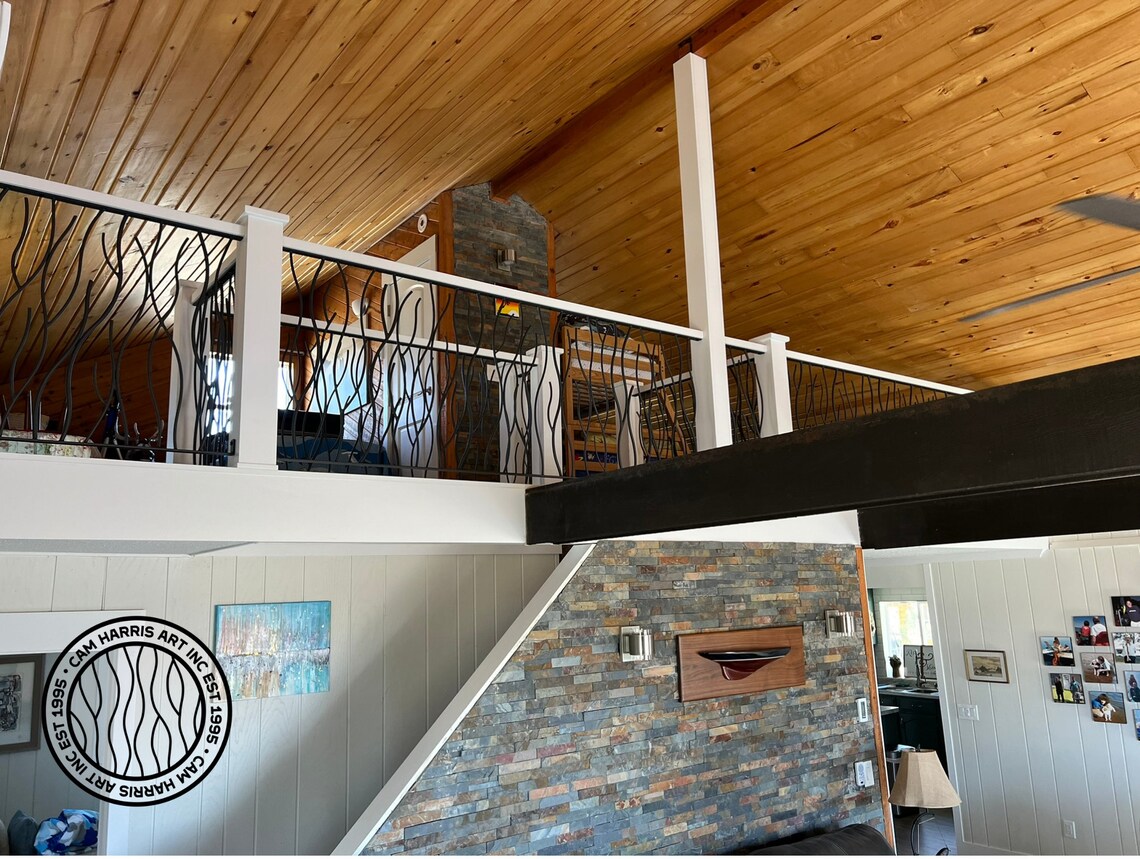 Twigs Design Wrought Iron Railing | Tree Branch Railing | Metal Stair ...
