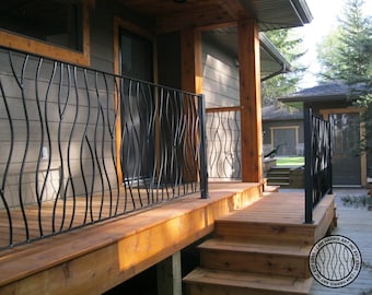 Juliette Railing in My Signature BENT Iron Art Design Metal Balcony ...