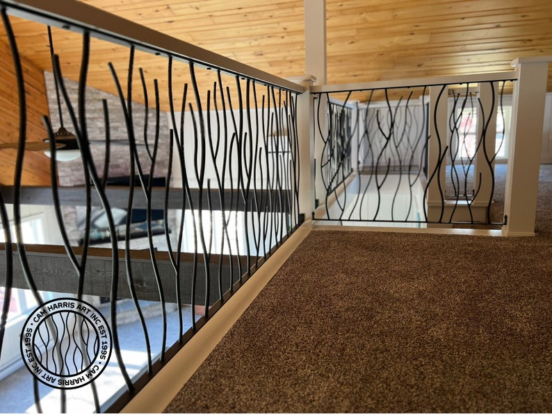 Tree Branch Railing | Twigs Design Wrought Iron Railing | Metal Stair ...