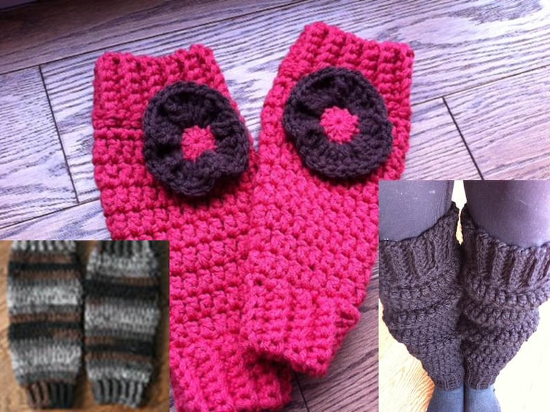 Chunky Classic Leg Warmers Crochet Pattern Baby Toddler Etsy