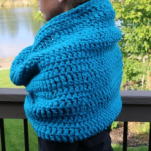 Ladies' Chunky Hooded Cowl Hooded Snood Crochet Hood Crochet Cowl Infinity Scarf Cowl Crochet Pattern