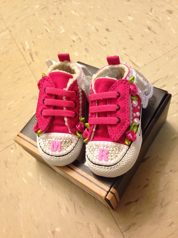 hot pink baby converse