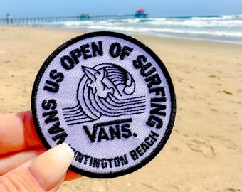 Huntington Beach US Open of Surfing Patch White & Black