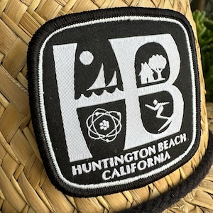 Huntington Beach “HB” Iron-on Patch