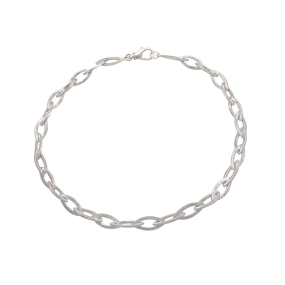 Silver Chain rhombus sterling Silver 925 Massive Handmade Silver