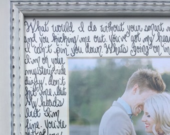 PERSONALISED John Legend All of Me Music Song Lyric Print Wedding Valentine