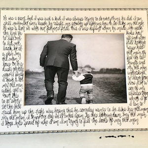 Eminem Mockingbird Father & Child Song Lyric Art Print