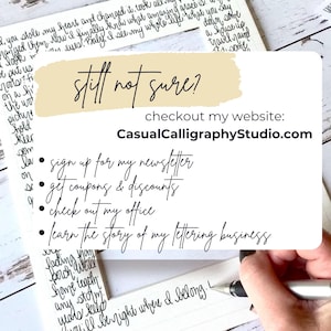Custom Double Photo Mat - Personalized Hand Lettered Frame Keepsake for Weddings, Birthdays, or Anniversaries afbeelding 7