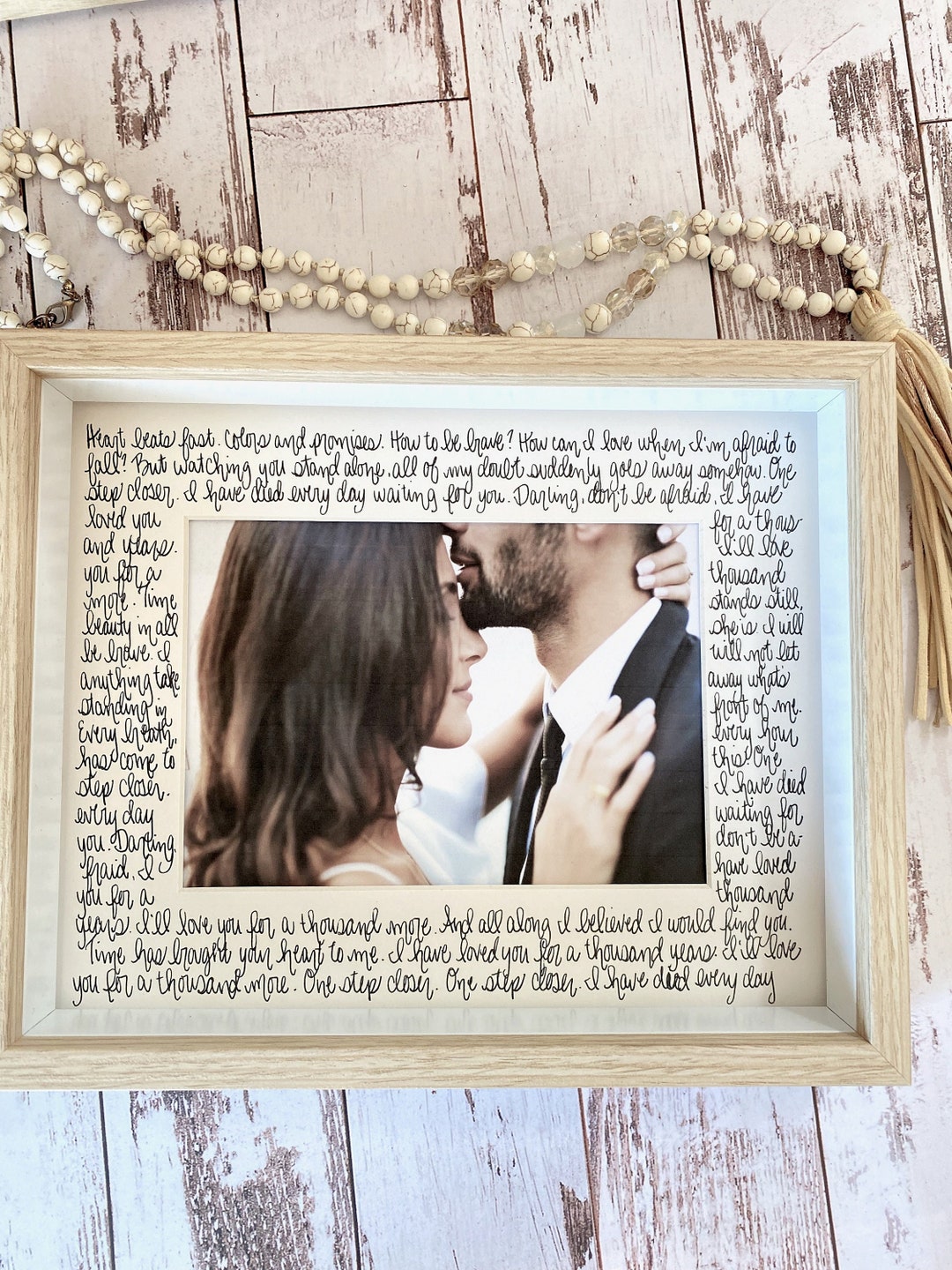 2nd Anniversary Gift, 5 Year Anniversary Gift, A Thousand Years Song