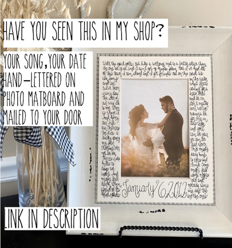 Song Lyrics Gift Wildflowers by Tom Petty A Gift for Dads or Etsy