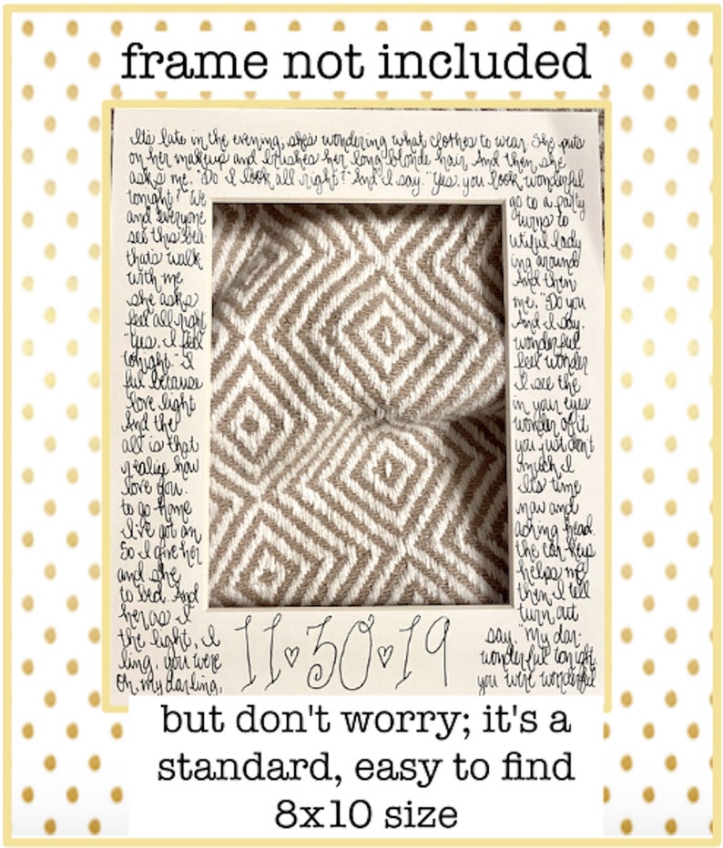 ABBA Dance Teacher Gifts, Handlettered Lyrics to Dancing Queen or