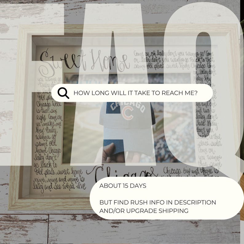Custom Double Photo Mat - Personalized Hand Lettered Frame Keepsake for Weddings, Birthdays, or Anniversaries afbeelding 2