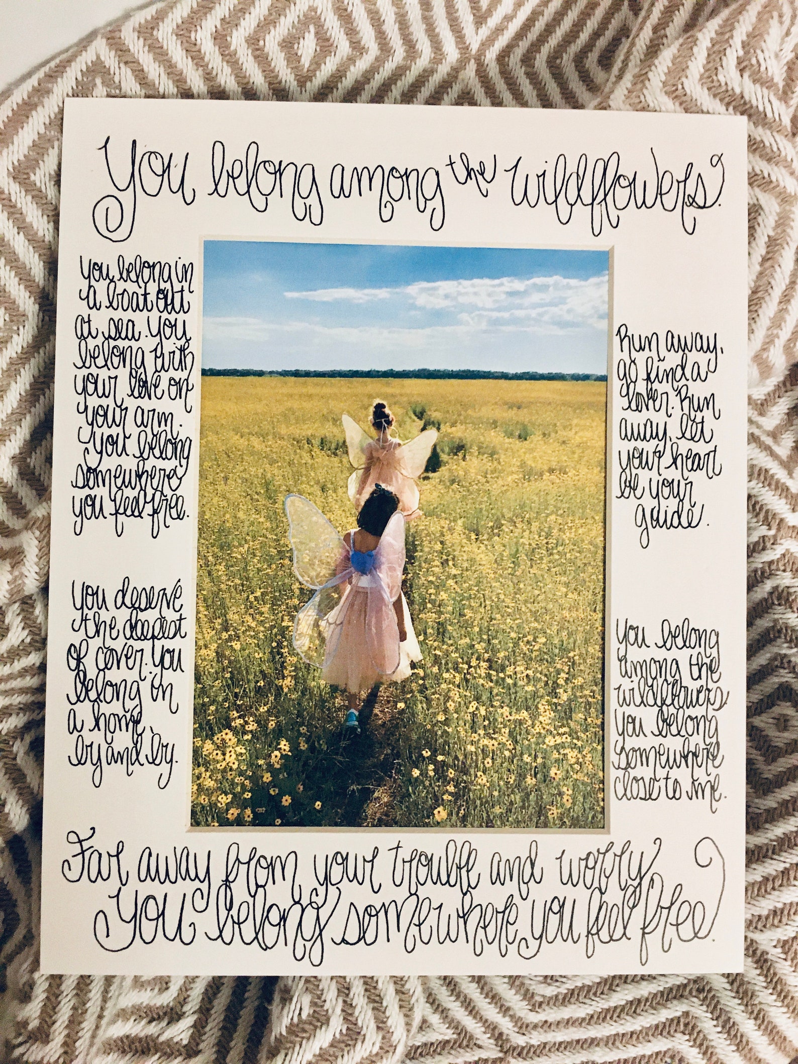 Song Lyrics Gift Wildflowers by Tom Petty A Gift for Dads or Etsy