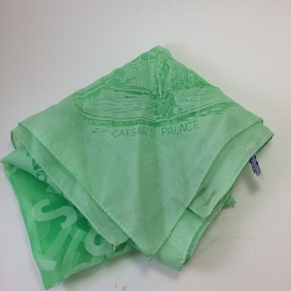 Las Vegas scarf green burn through hotels classic