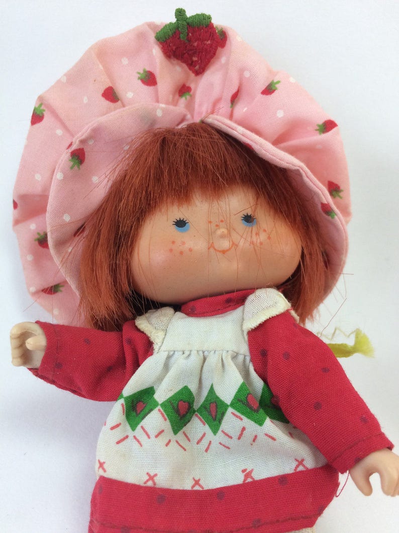 Strawberry Shortcake 80s doll vintage toy raincoat pajama | Etsy