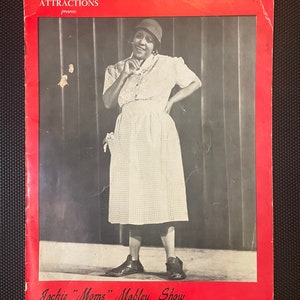 Jackie Moms Mobley program fan photography book Supersonic Attractions black African American comedy history chitlin circuit vaudeville