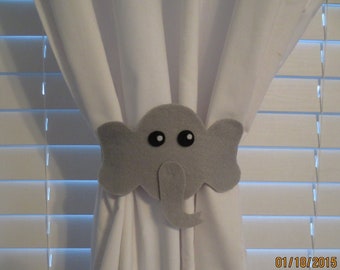 Elephant Curtain Tie-backs