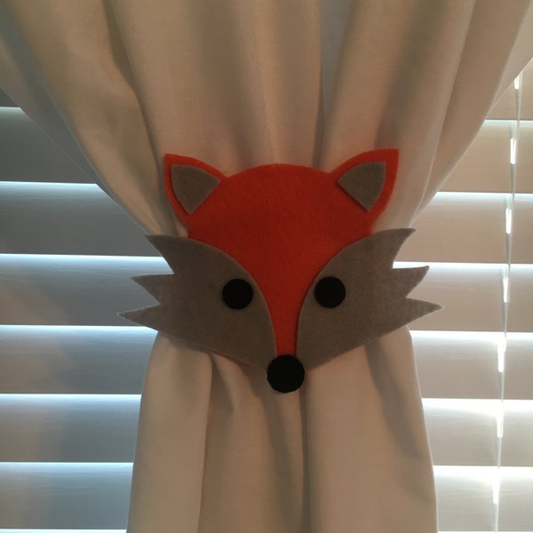 Fox Curtain Tie-Backs (Set of 2)