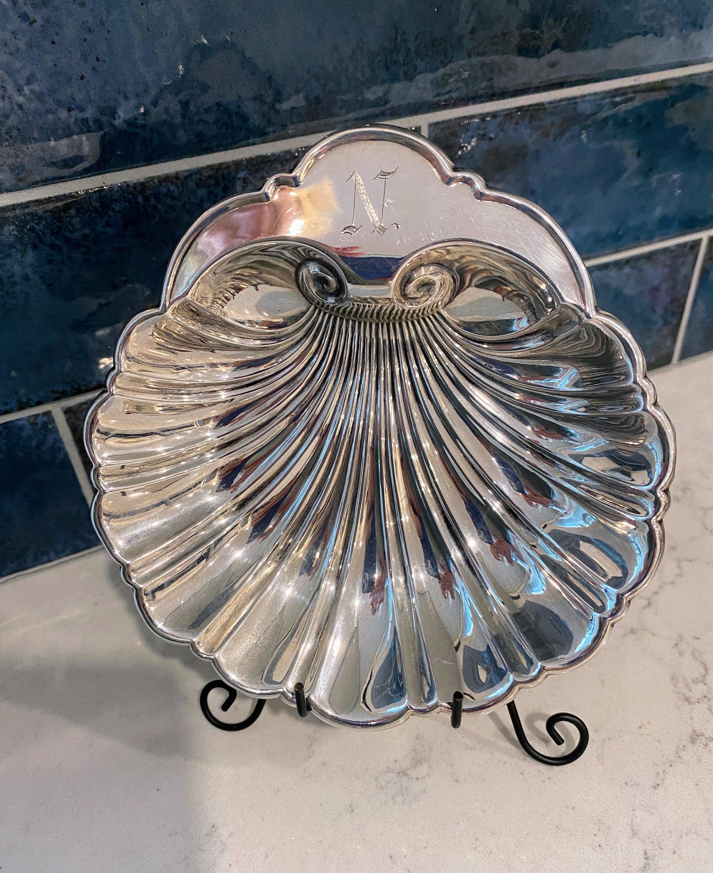 Sterling Silver, Gorham Seashell 445, Scalloped Bon Bon, Candy