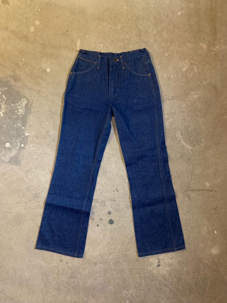 VINTAGE - WRANGLER Deadstock Jeans - IDEAL Zipper - 60’s-70’s image 3