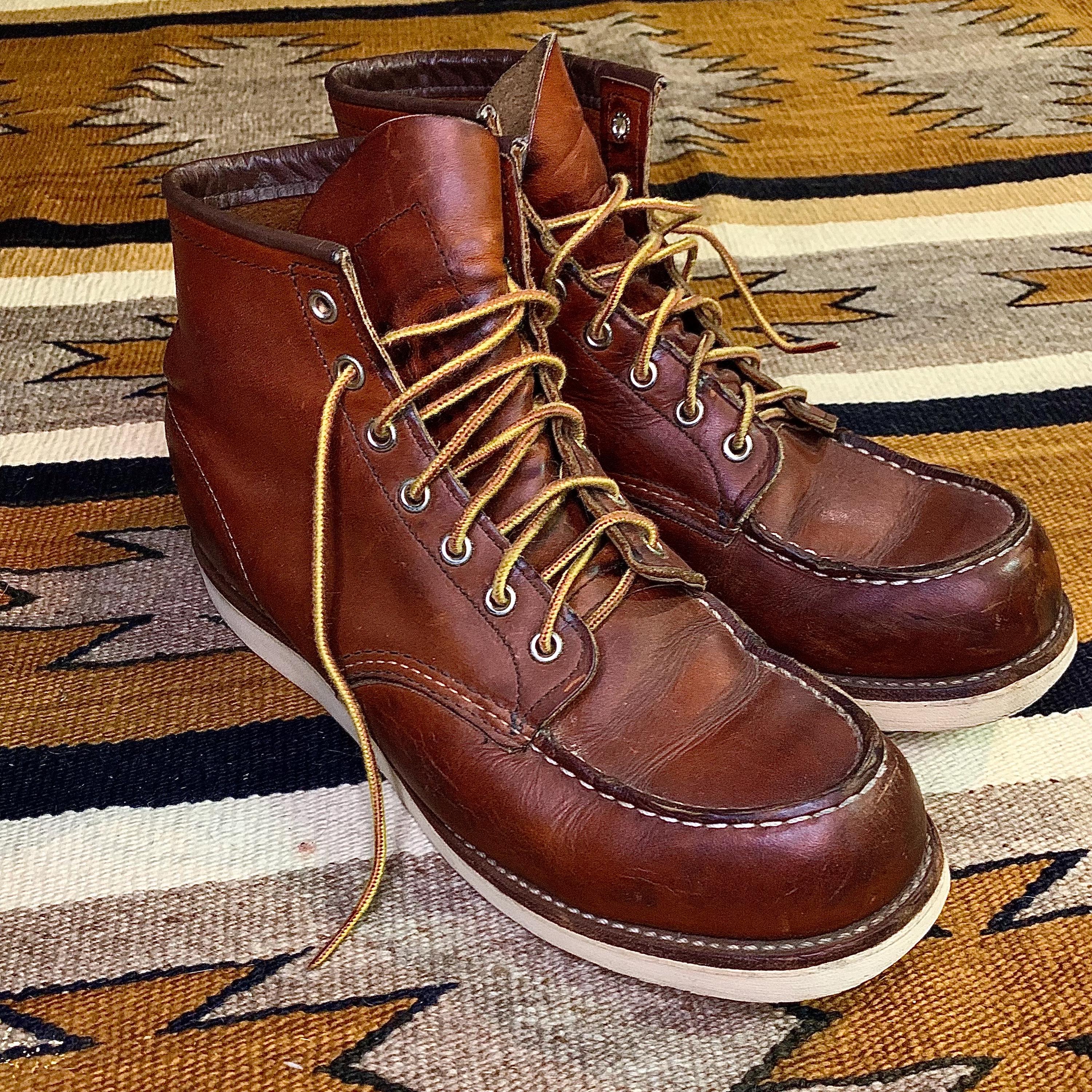 Vintage 60s Red Wing Irish Setter Sport Boots Size 11.5M Red Lining Red Wing Heritage cleaning and conditioning at Red Wing Shoe  main image 4