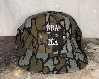 VINTAGE - NRA camouflage hat