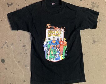 VINTAGE - DC COMICS Justice League T-shirt - 1992