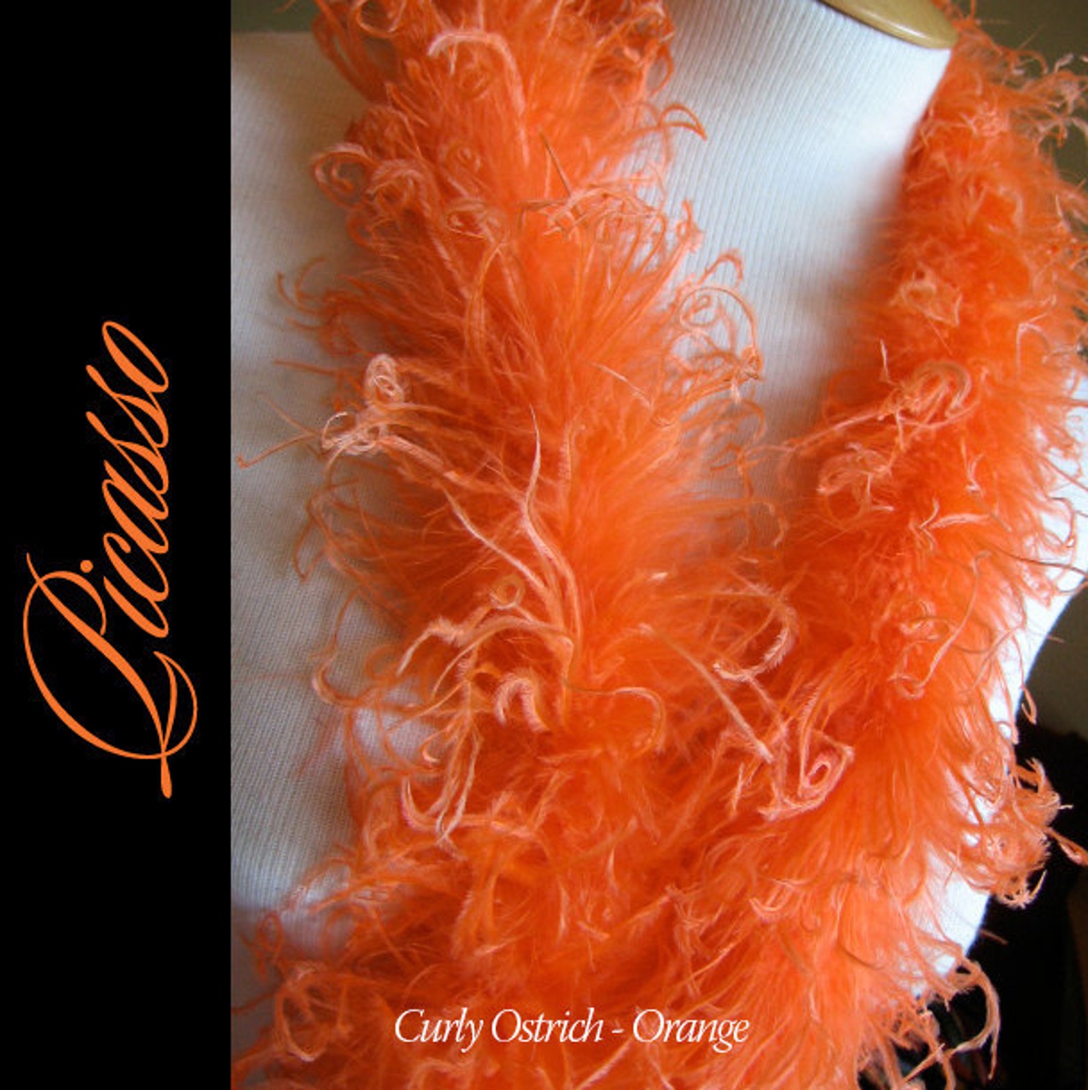 Curly Ostrich Feather Marabou Boa IVORY for DIY Curly Ostrich Etsy