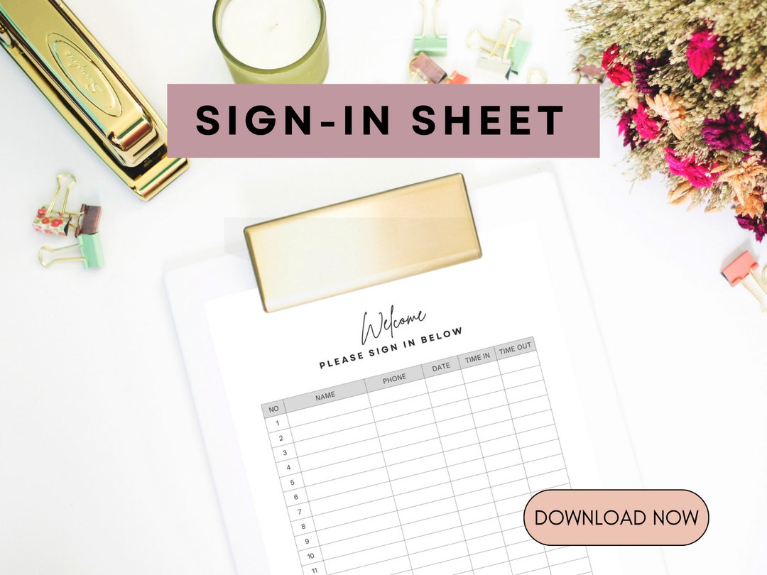 simple-sign-in-sheet-printable-pdf-instant-download-etsy